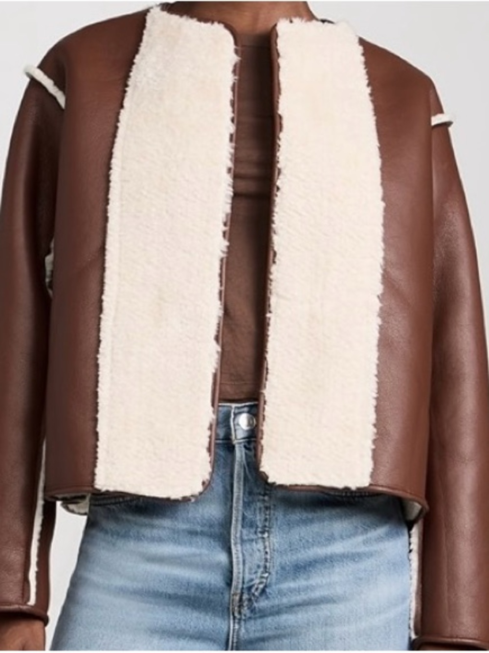 Splendid x Cella Jane Reversible Sherpa Coat - Picture 3 of 7
